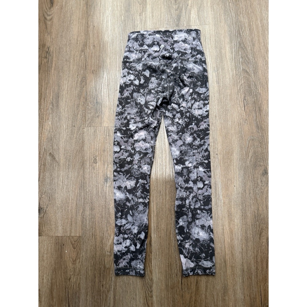 Lululemon Align Pant II Floral Illusion Ice High Waist 25" Leggings